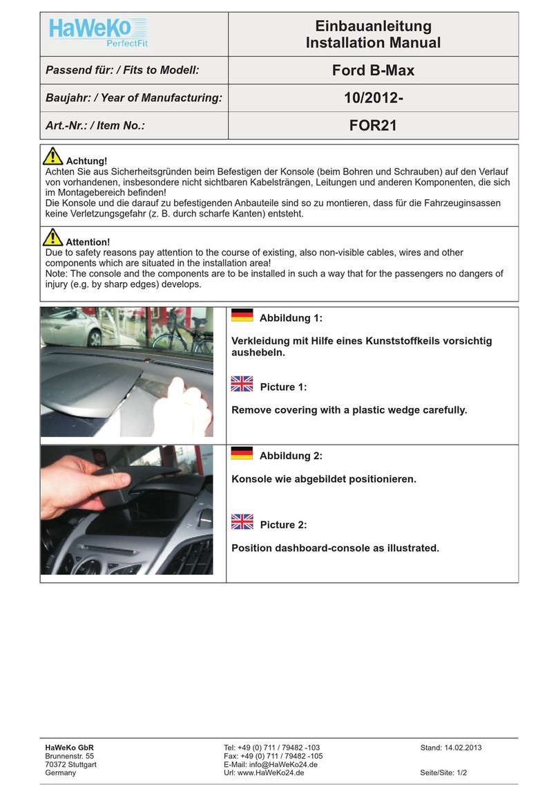 HaWeKo FOR21 installation manual