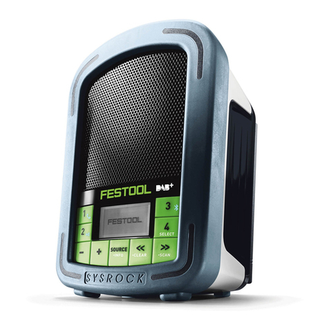 Festool SYSROCK BR 10 DAB+ User manual