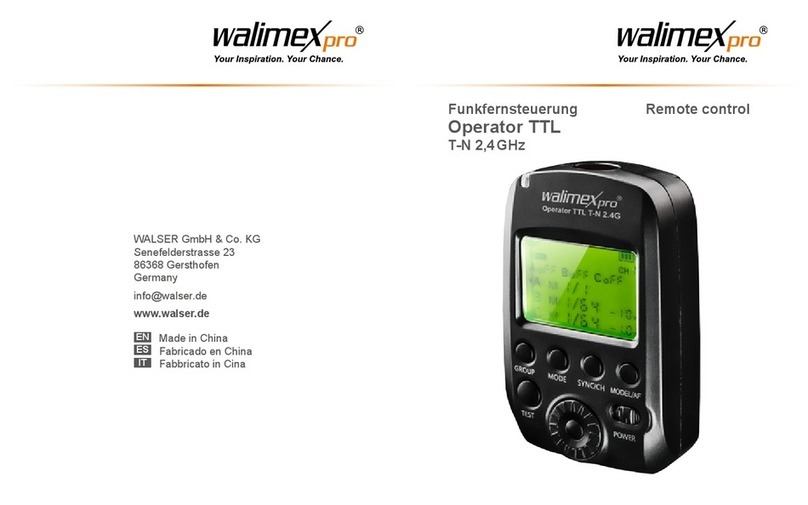 WalimeXPro Operator TTL T-N instruction manual