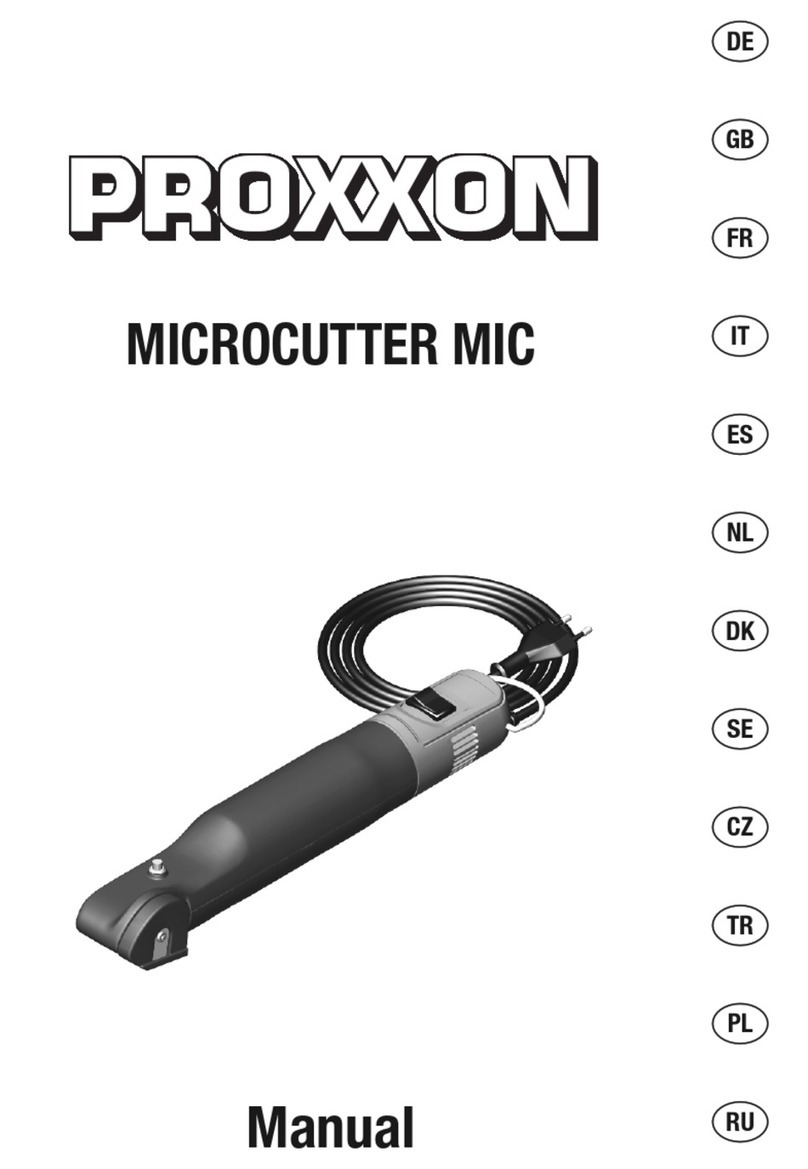 Proxxon Microcutter MIC User manual