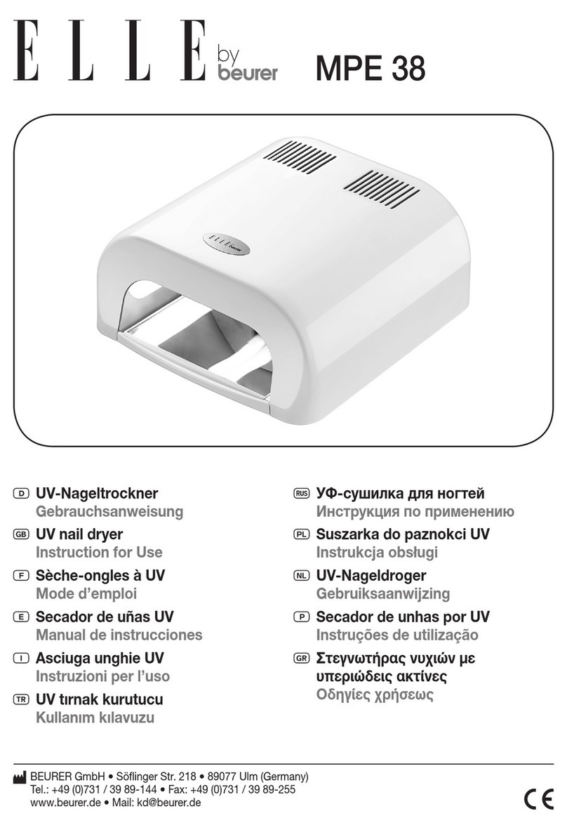 Beurer ELLE MPE 38 Instructions for use