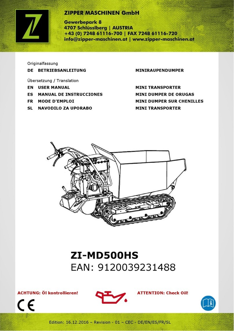 Zipper Mowers ZI-MD500HS user manual Zipper Mowers ZI-MD500HS user manual