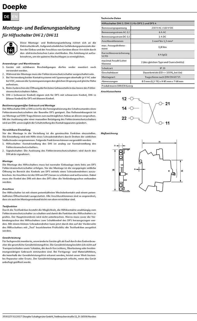 Doepke DHi 2 User manual