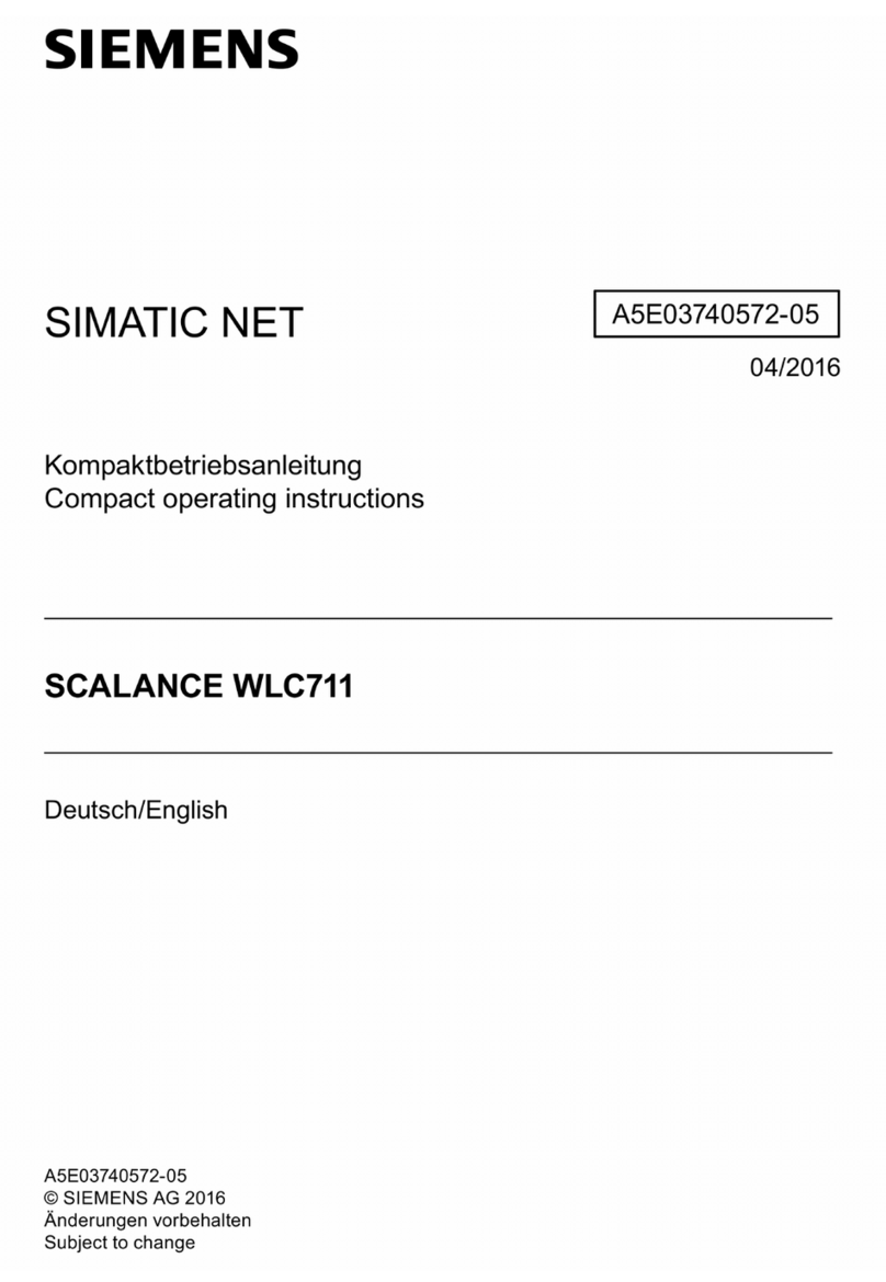 Siemens scalance WLC711 Administrator guide