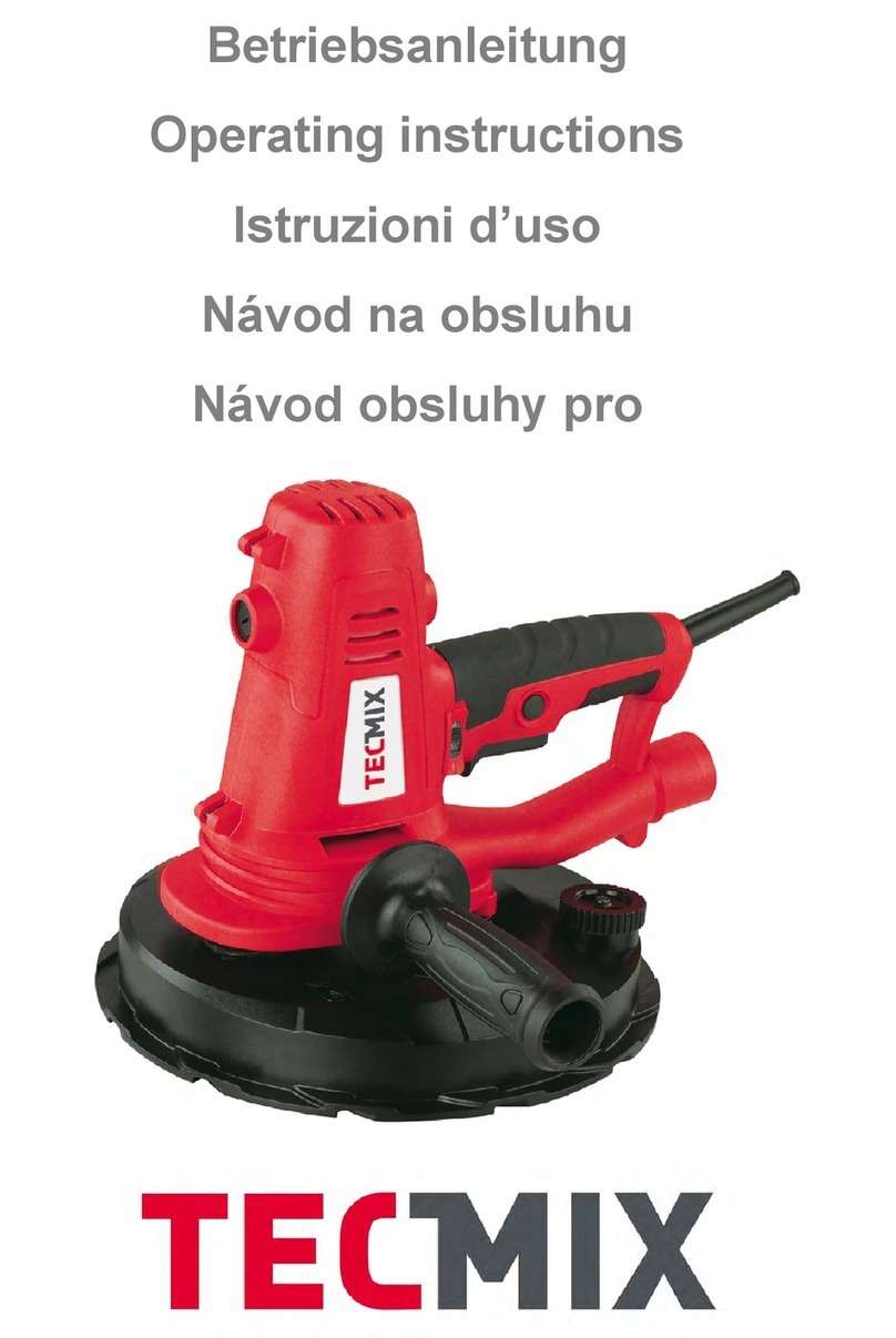 TECMIX TM HS 1250 operating instructions