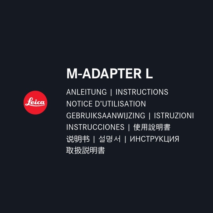 Leica M-ADAPTER L instructions