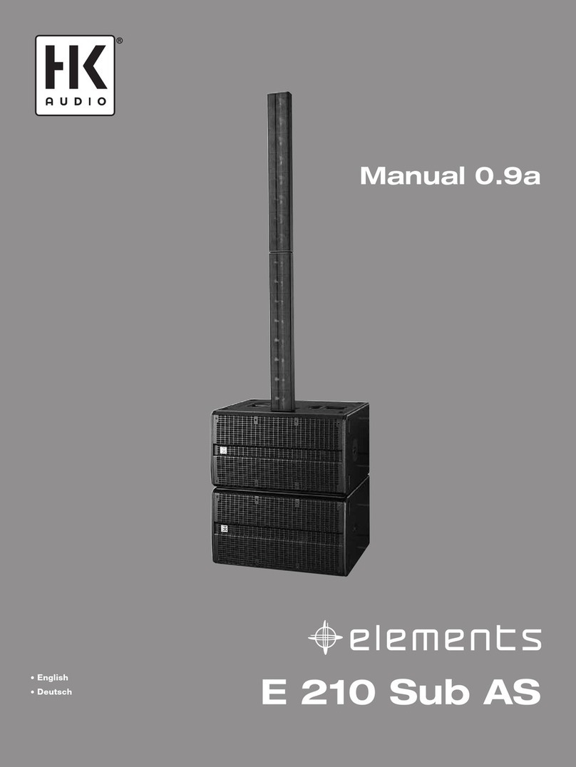 HK Audio E 210 Sub AS manual