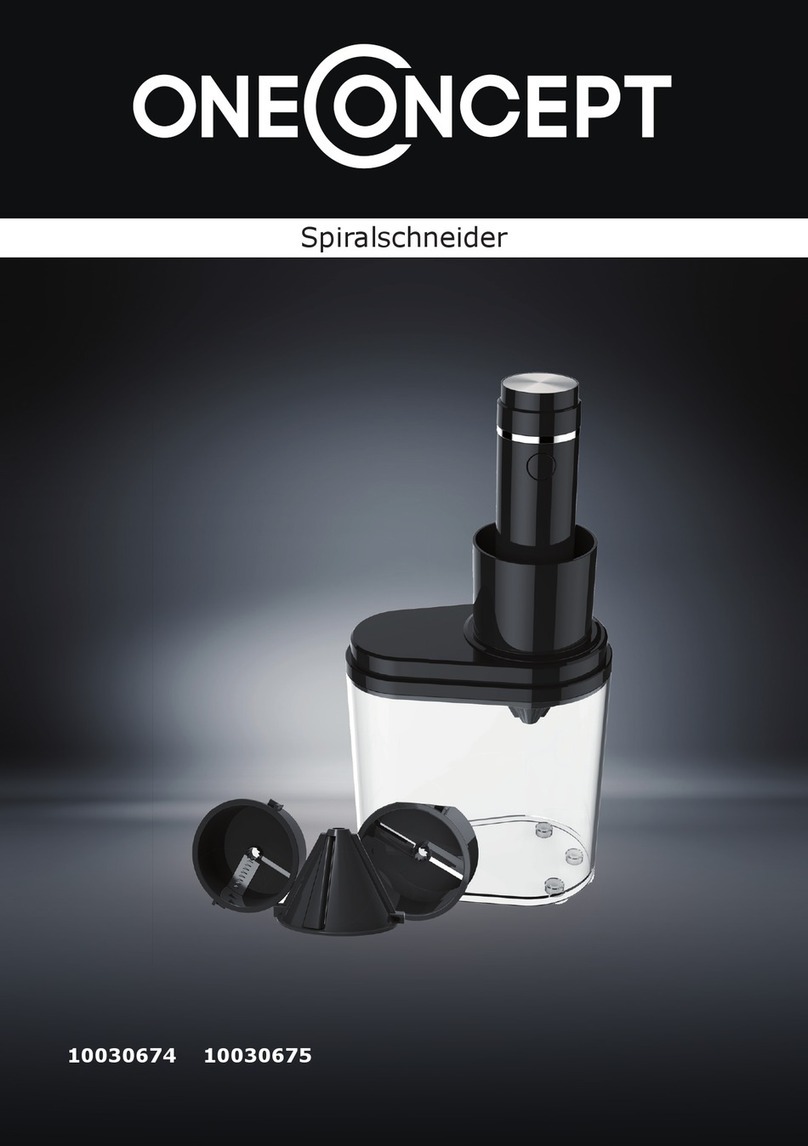 oneConcept 10030674 User manual