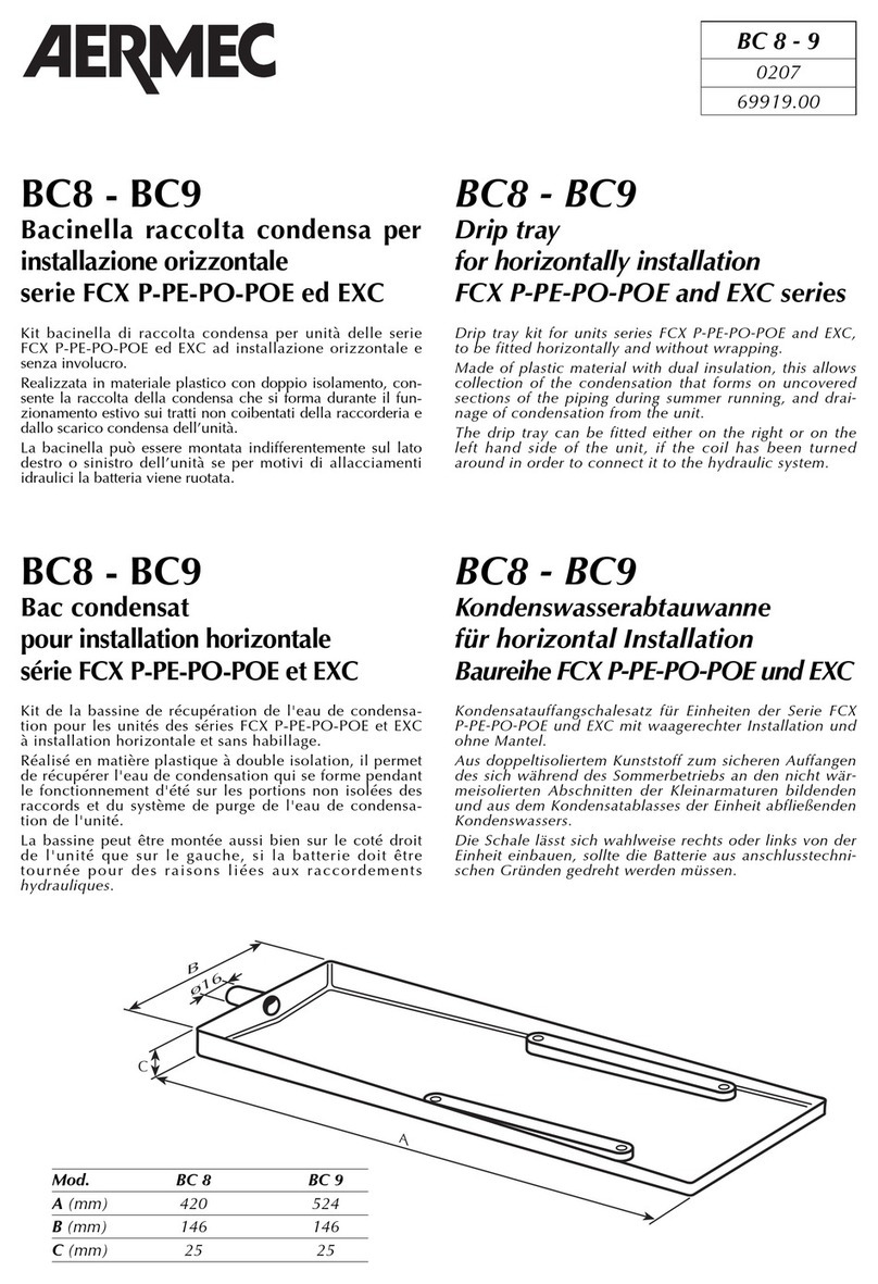 AERMEC BC8 manual