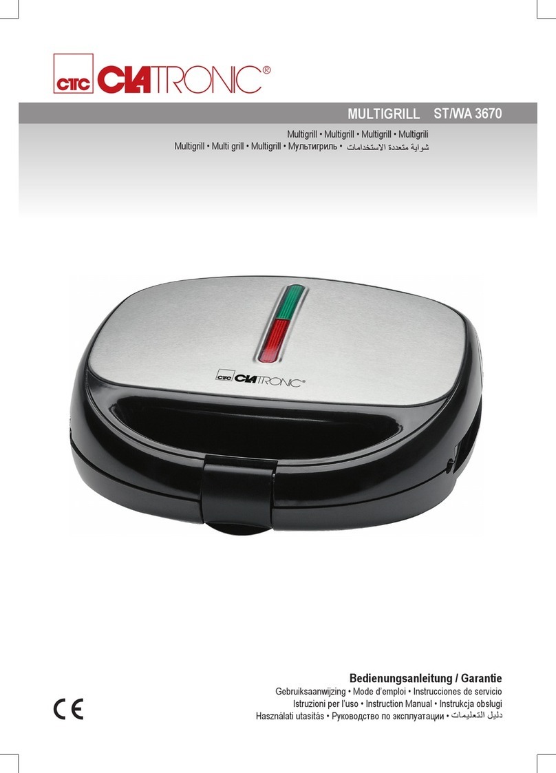 Clatronic ST/WA 3670 User manual