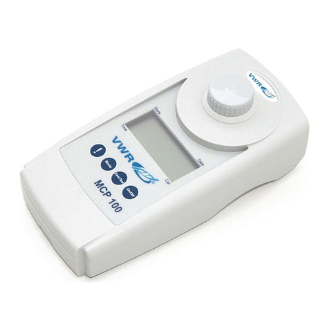 VWR MCP 100 instruction manual