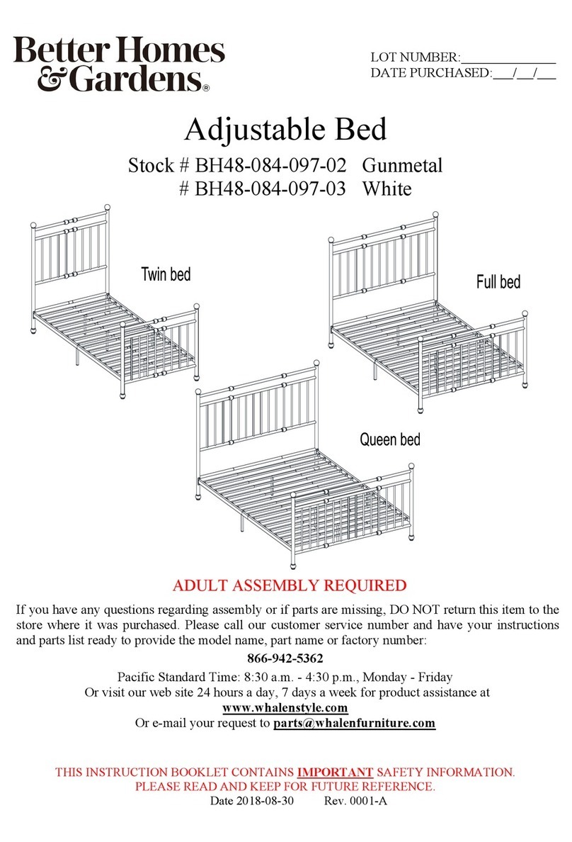 Better Homes and Gardens BH48-084-097-02 Assembly manual