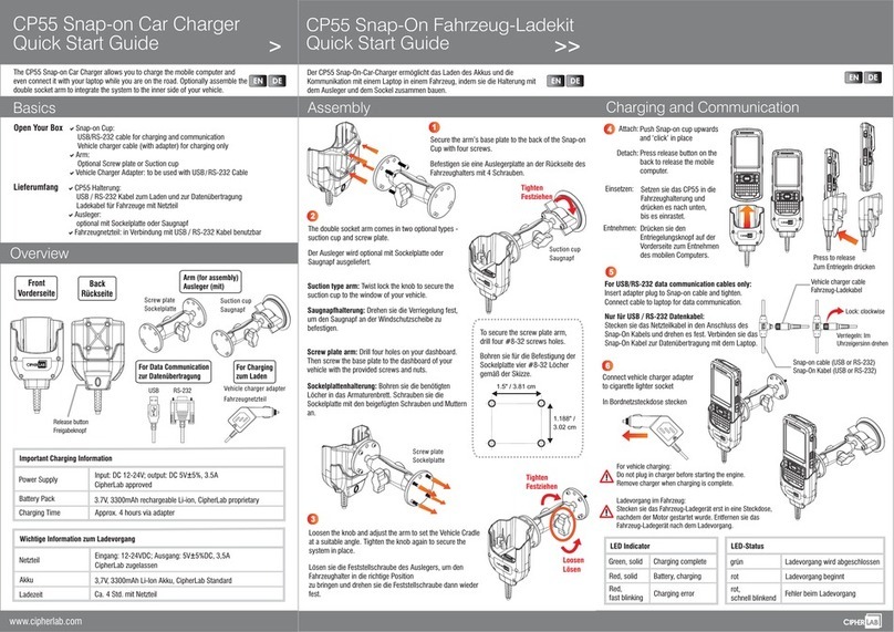 CipherLab CP55 quick start guide