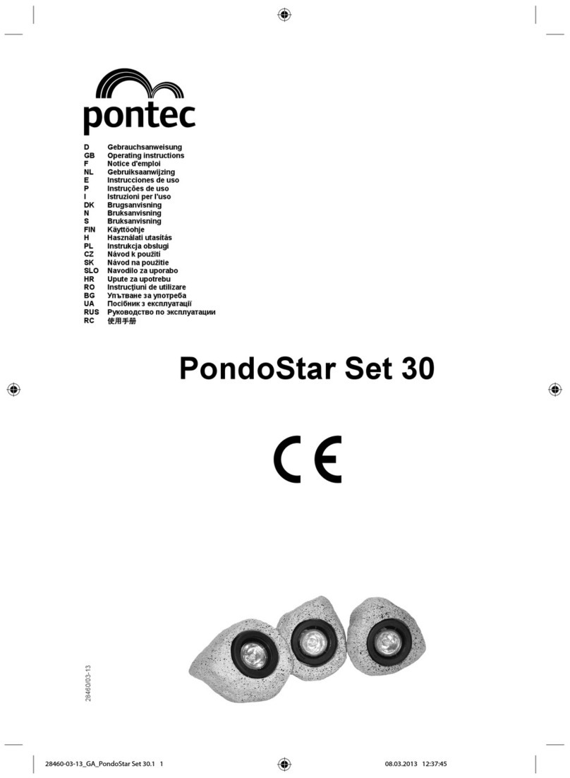 Pontec PondoStar Set 30 operating instructions
