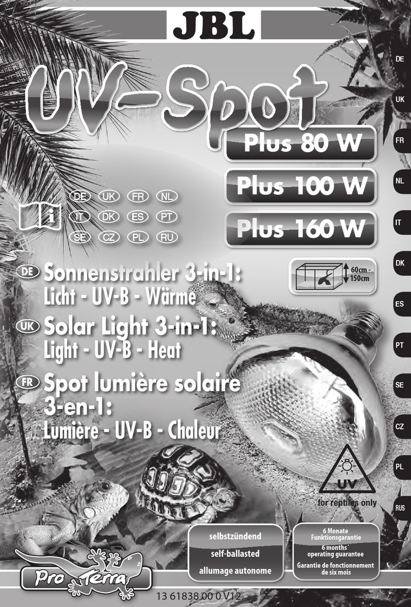 JBL UV-Spot Plus 100 W manual