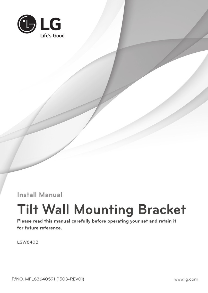 LG LSW840B Install manual