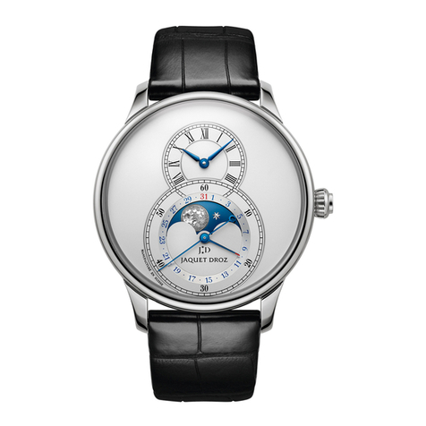 Jaquet Droz GRANDE SECONDE MOON Instructions for use