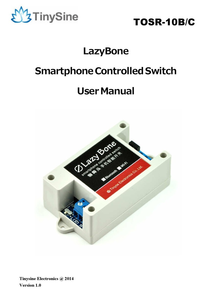 Tinysine LazyBone TOSR-10B user manual