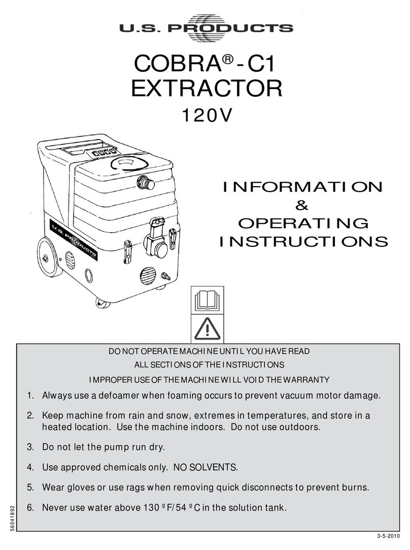 U.S. Products COBRA-C1 Information & operating instructions