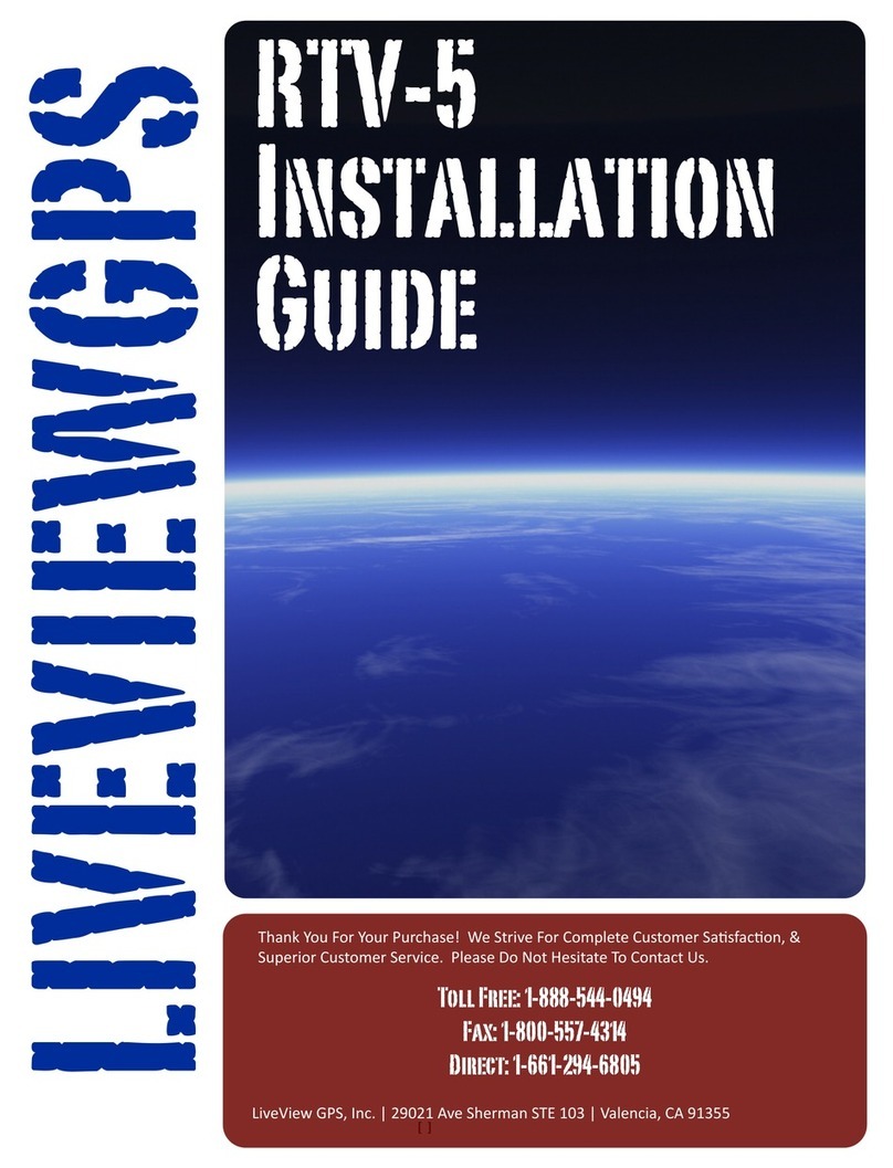LiveView GPS RTV-5 Installation