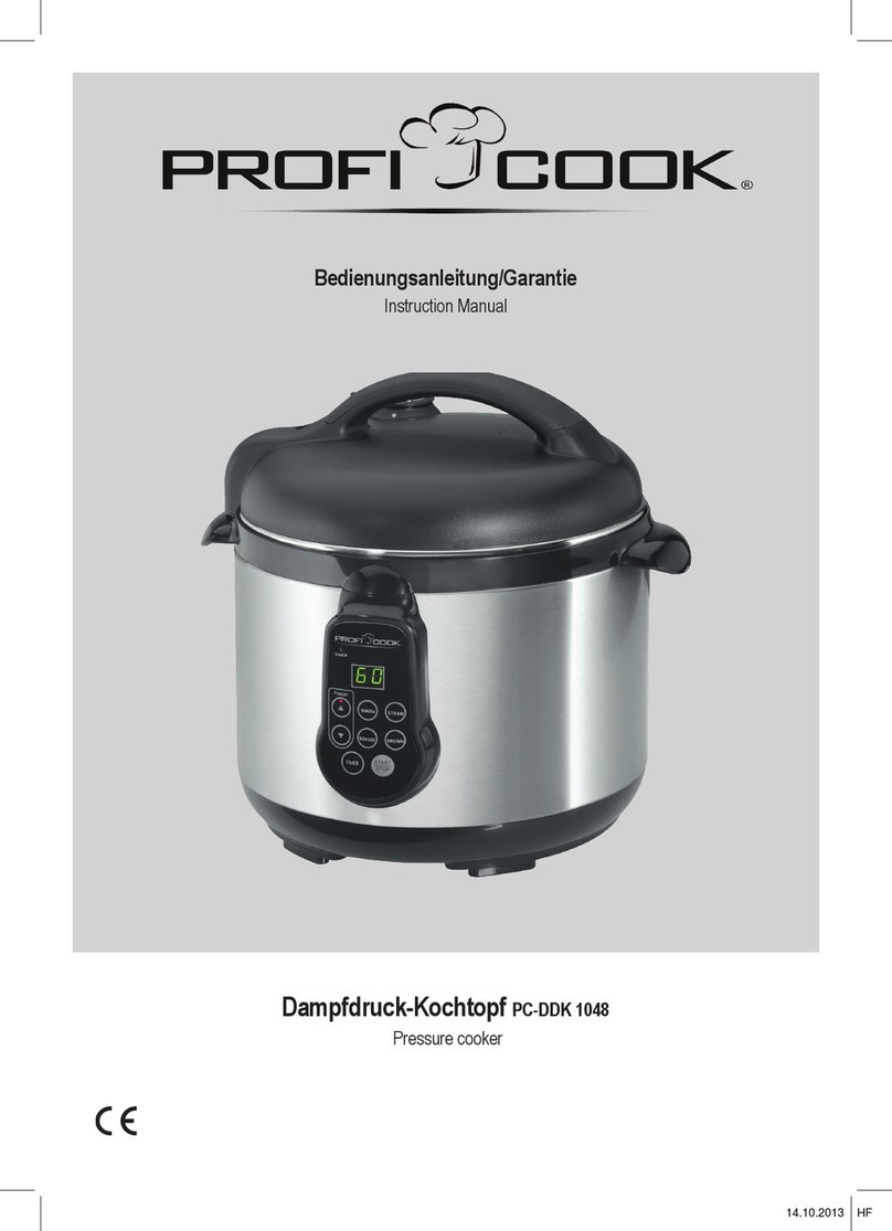 Proficook PC-DDK 1048 instruction manual