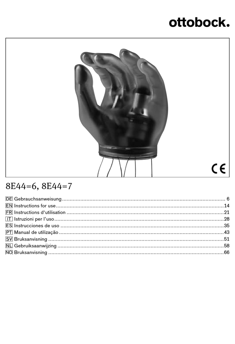 Otto Bock 8E44 6 Instructions for use