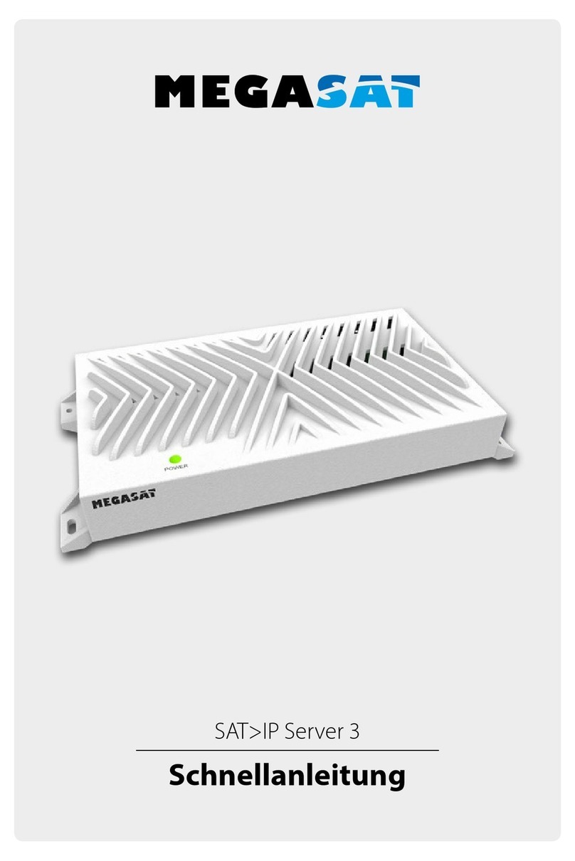 Megasat IP Server 3 Installation guide