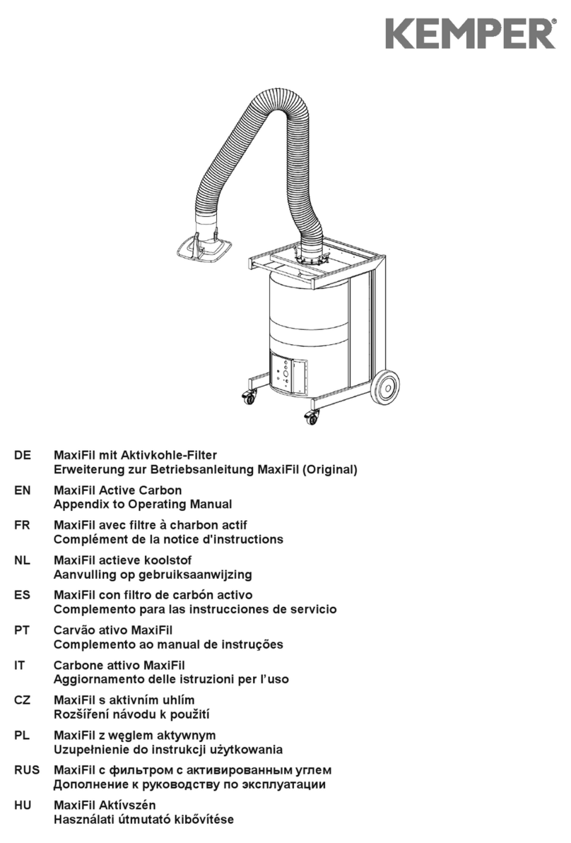 Kemper MaxiFil Active Carbon User manual