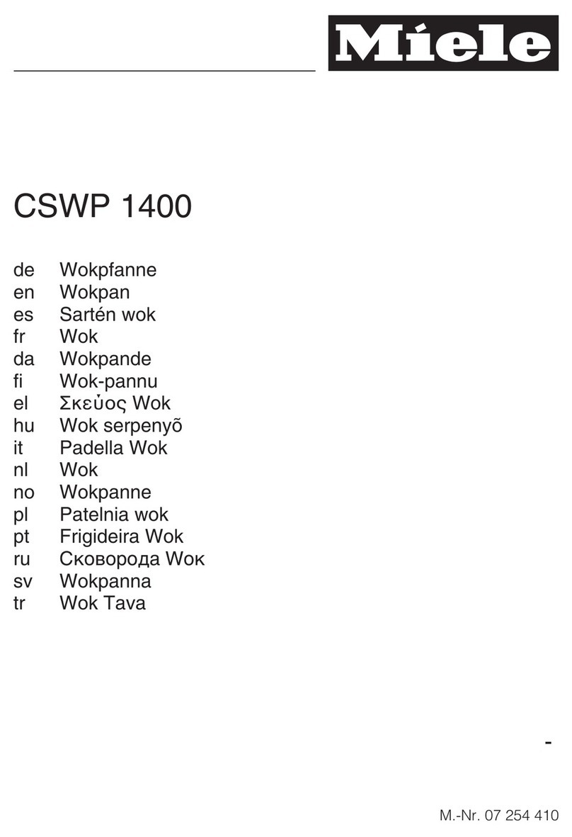 Miele CSWP 1400 manual
