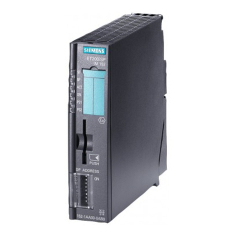 Siemens IM 152 User manual