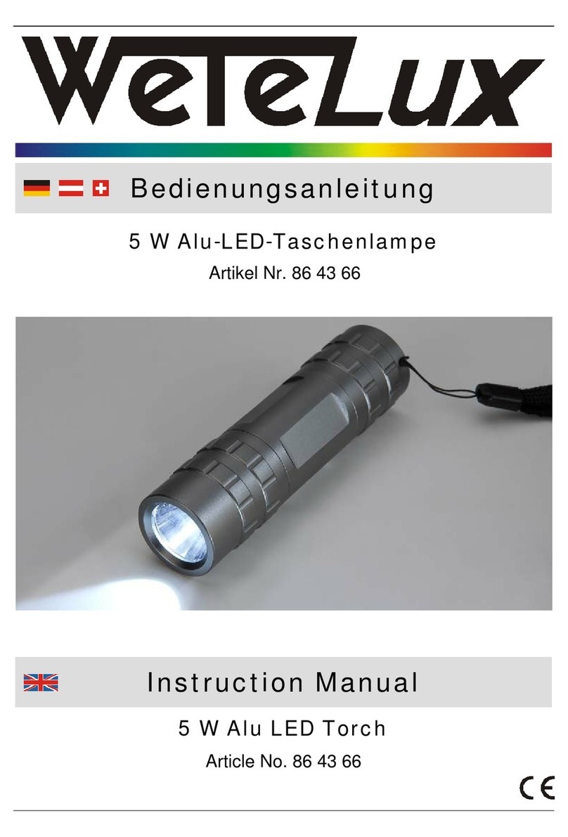 Wetelux 86 43 66 instruction manual