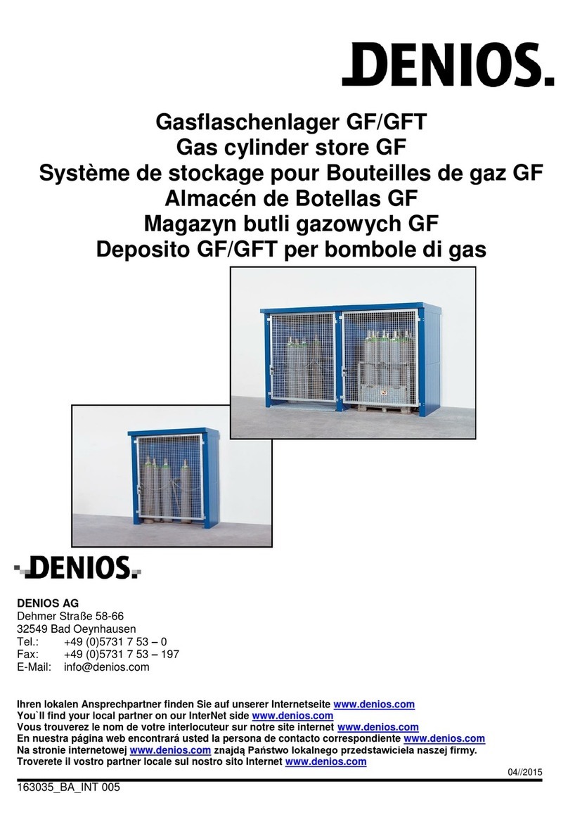 Denios GF Series operating manual