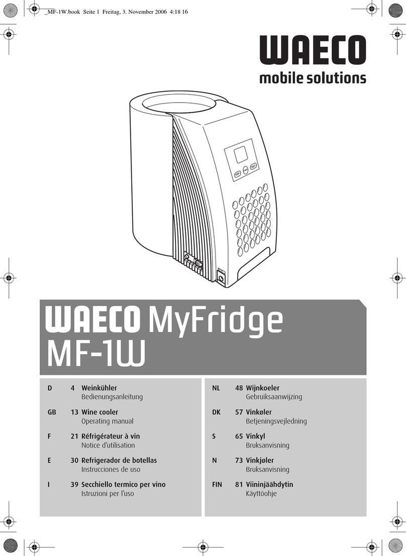 Waeco MyFridge MF1W operating manual