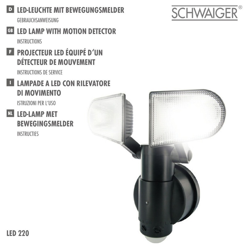 Schwaiger LED 220 instructions