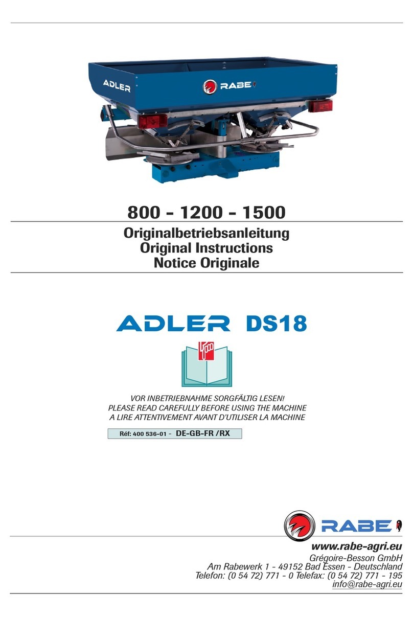 Rabe ADLER DS18 800 Original instructions