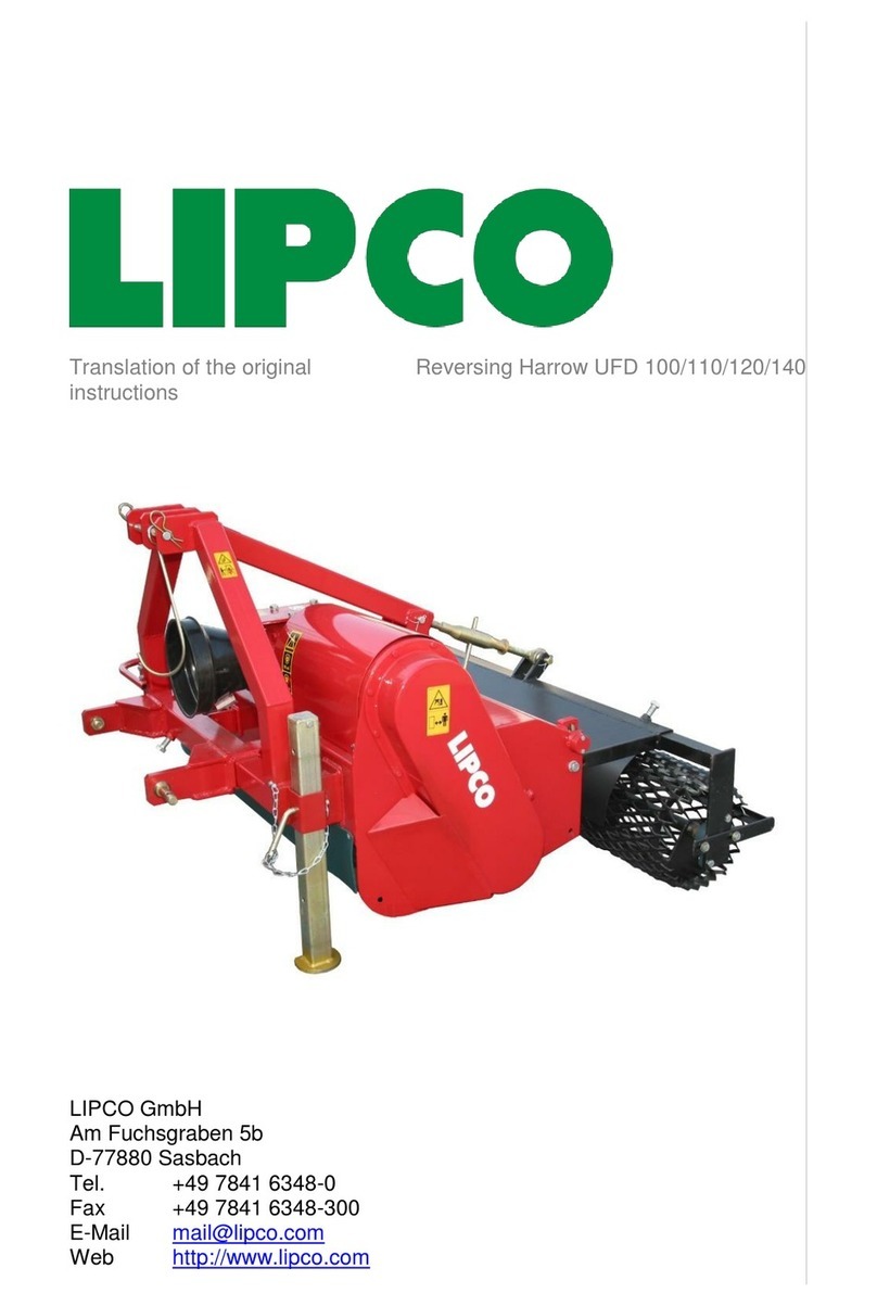 Lipco UFD 100 Translation of the original instructions