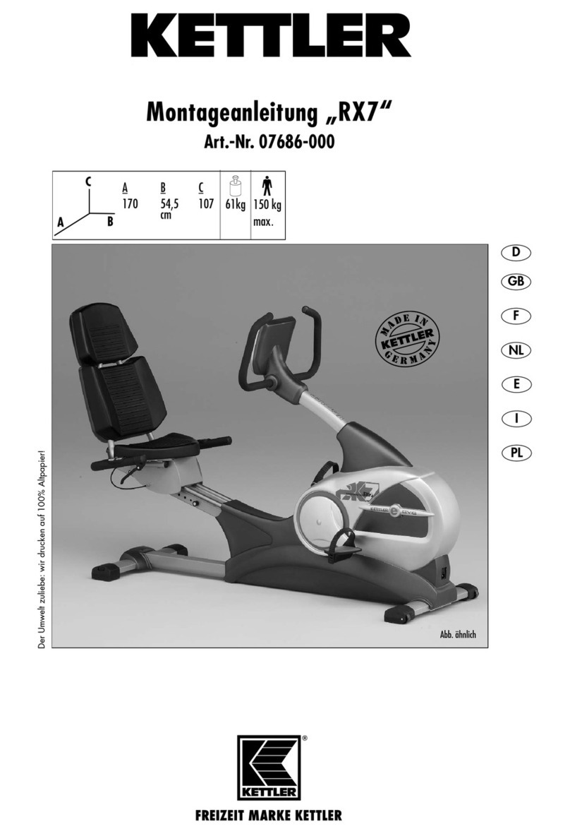 Kettler RX7 Assembly instructions