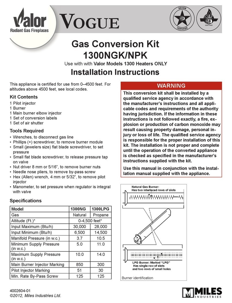 Valor VOGUE Series User manual Valor VOGUE Series User manual