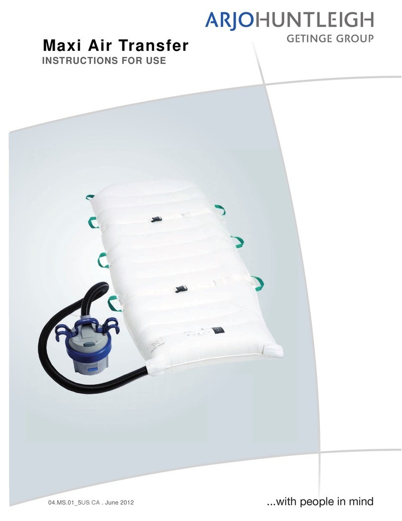 Getinge ARJOHUNTLEIGH Maxi Air Transfer Instructions for use