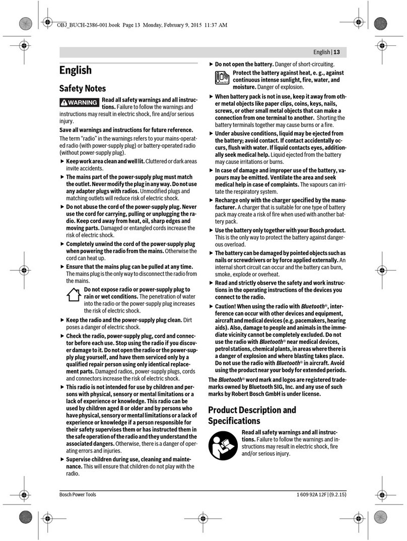 Bosch PRA MultiPower manual