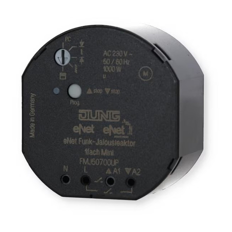 Jung FMJ50700UP User manual Jung FMJ50700UP User manual