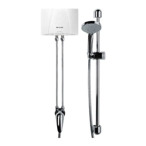 clage MBX4 Shower User manual