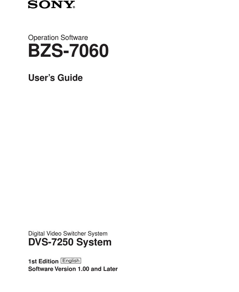 Sony DVS-7250 User manual