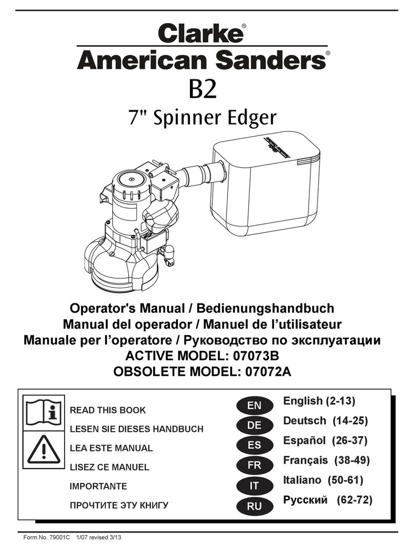 Clarke American Sanders 07072A User manual