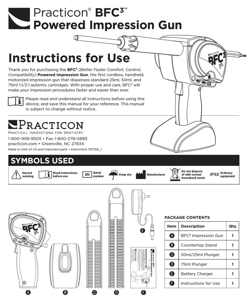 Practicon BFC3 Instructions for use