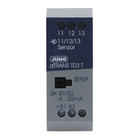 JUMO dTRANS T03 J User manual