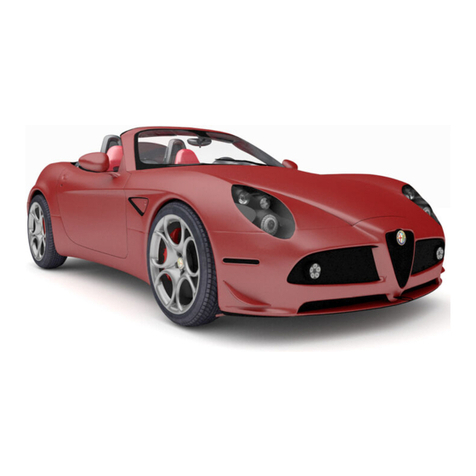 Alfa Romeo 8C Spider owner's manual