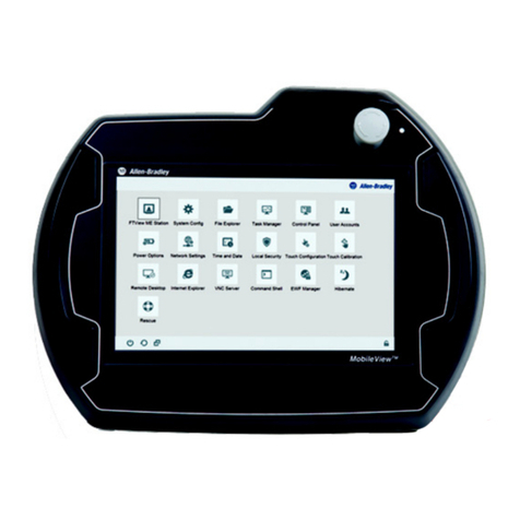 Rockwell Automation Allen-Bradley MobileView Terminal User guide Rockwell Automation Allen-Bradley MobileView Terminal User guide