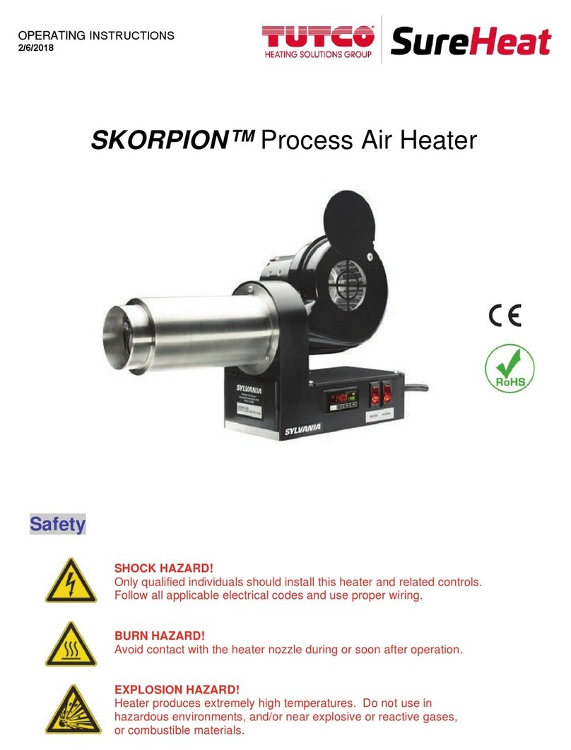 Tutco SureHeat SKORPION Series operating instructions