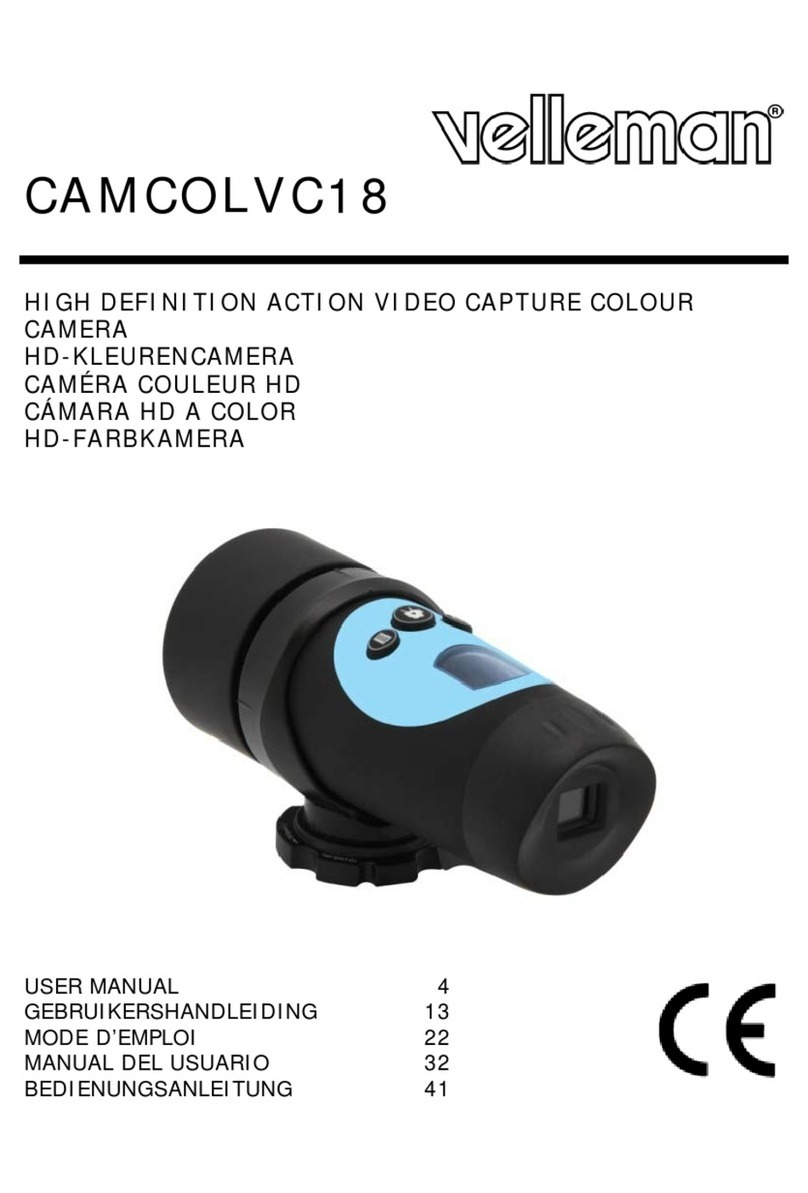 Velleman CAMCOLVC18 user manual